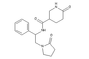 6-keto-N-[2-(2-ketopyrrolidino)-1-phenyl-ethyl]nipecotamide