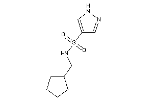 N-(cyclopentylmethyl)-1H-pyrazole-4-sulfonamide