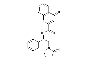 4-keto-N-[2-(2-ketopyrrolidino)-1-phenyl-ethyl]chromene-2-carboxamide