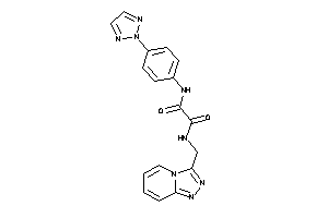 N-([1,2,4]triazolo[4,3-a]pyridin-3-ylmethyl)-N'-[4-(triazol-2-yl)phenyl]oxamide