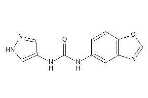 1-(1,3-benzoxazol-5-yl)-3-(1H-pyrazol-4-yl)urea