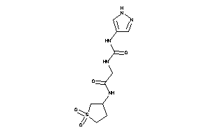 N-(1,1-diketothiolan-3-yl)-2-(1H-pyrazol-4-ylcarbamoylamino)acetamide