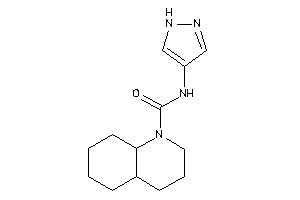 N-(1H-pyrazol-4-yl)-3,4,4a,5,6,7,8,8a-octahydro-2H-quinoline-1-carboxamide