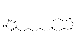 1-[2-(6,7-dihydro-4H-thieno[3,2-c]pyridin-5-yl)ethyl]-3-(1H-pyrazol-4-yl)urea