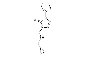 Image of 1-[(cyclopropylmethylamino)methyl]-4-(2-thienyl)tetrazol-5-one