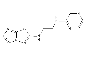 Image of Imidazo[2,1-b][1,3,4]thiadiazol-2-yl-[2-(pyrazin-2-ylamino)ethyl]amine