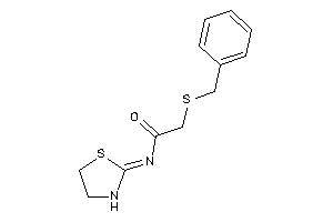 2-(benzylthio)-N-thiazolidin-2-ylidene-acetamide