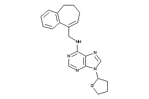 6,7-dihydro-5H-benzocyclohepten-9-ylmethyl-[9-(tetrahydrofuryl)purin-6-yl]amine