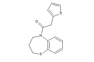 1-(3,4-dihydro-2H-1,5-benzothiazepin-5-yl)-2-(2-thienyl)ethanone