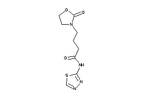 4-(2-ketooxazolidin-3-yl)-N-(1,3,4-thiadiazol-2-yl)butyramide