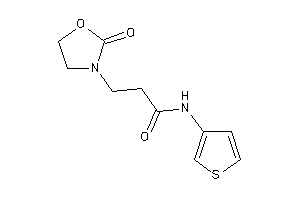 3-(2-ketooxazolidin-3-yl)-N-(3-thienyl)propionamide