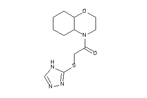 1-(2,3,4a,5,6,7,8,8a-octahydrobenzo[b][1,4]oxazin-4-yl)-2-(4H-1,2,4-triazol-3-ylthio)ethanone