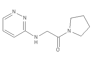 2-(pyridazin-3-ylamino)-1-pyrrolidino-ethanone