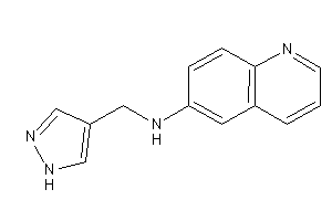 1H-pyrazol-4-ylmethyl(6-quinolyl)amine