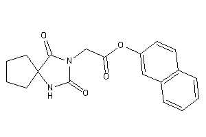 2-(2,4-diketo-1,3-diazaspiro[4.4]nonan-3-yl)acetic Acid 2-naphthyl Ester