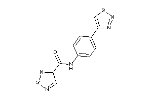 N-[4-(thiadiazol-4-yl)phenyl]-1,2,5-thiadiazole-3-carboxamide