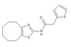 N-(4,5,6,7,8,9-hexahydrocycloocta[d]thiazol-2-yl)-2-(2-thienyl)acetamide