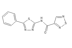 N-(5-phenyl-1,3,4-thiadiazol-2-yl)-1,2,5-thiadiazole-3-carboxamide