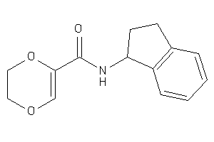 N-indan-1-yl-2,3-dihydro-1,4-dioxine-5-carboxamide