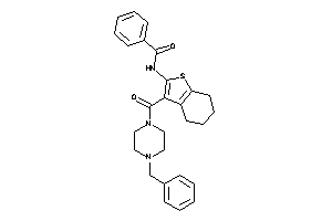 N-[3-(4-benzylpiperazine-1-carbonyl)-4,5,6,7-tetrahydrobenzothiophen-2-yl]benzamide