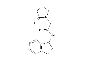 N-indan-1-yl-2-(4-ketothiazolidin-3-yl)acetamide