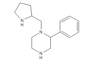 2-phenyl-1-(pyrrolidin-2-ylmethyl)piperazine