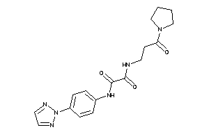 N-(3-keto-3-pyrrolidino-propyl)-N'-[4-(triazol-2-yl)phenyl]oxamide