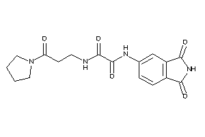 N'-(1,3-diketoisoindolin-5-yl)-N-(3-keto-3-pyrrolidino-propyl)oxamide