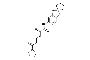 N-(3-keto-3-pyrrolidino-propyl)-N'-spiro[1,3-benzodioxole-2,1'-cyclopentane]-5-yl-oxamide