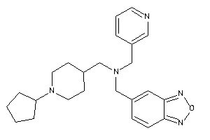 Benzofurazan-5-ylmethyl-[(1-cyclopentyl-4-piperidyl)methyl]-(3-pyridylmethyl)amine