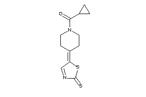 Cyclopropyl-[4-(2-thioxo-3-thiazolin-5-ylidene)piperidino]methanone
