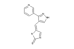 5-[[3-(3-pyridyl)-1H-pyrazol-4-yl]methylene]-3-thiazoline-2-thione