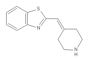 2-(4-piperidylidenemethyl)-1,3-benzothiazole
