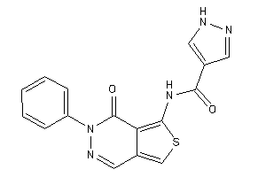 N-(4-keto-3-phenyl-thieno[3,4-d]pyridazin-5-yl)-1H-pyrazole-4-carboxamide