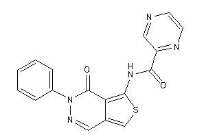 N-(4-keto-3-phenyl-thieno[3,4-d]pyridazin-5-yl)pyrazinamide