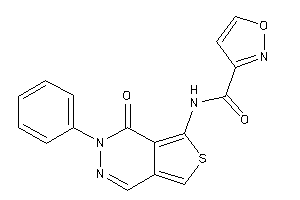 N-(4-keto-3-phenyl-thieno[3,4-d]pyridazin-5-yl)isoxazole-3-carboxamide