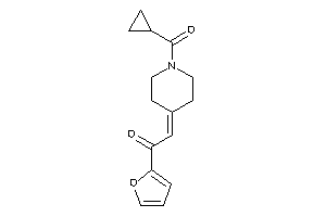 Image of 2-[1-(cyclopropanecarbonyl)-4-piperidylidene]-1-(2-furyl)ethanone