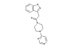 2-indoxazen-3-yl-1-[4-(4-pyrimidyl)piperazino]ethanone