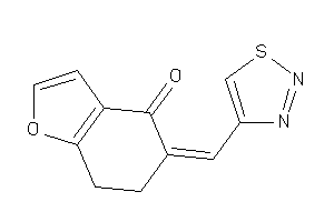 5-(thiadiazol-4-ylmethylene)-6,7-dihydrobenzofuran-4-one