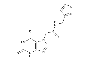 2-(2,6-diketo-3H-purin-7-yl)-N-(isoxazol-3-ylmethyl)acetamide