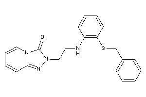 2-[2-[2-(benzylthio)anilino]ethyl]-[1,2,4]triazolo[4,3-a]pyridin-3-one