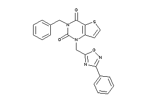 3-benzyl-1-[(3-phenyl-1,2,4-oxadiazol-5-yl)methyl]thieno[3,2-d]pyrimidine-2,4-quinone