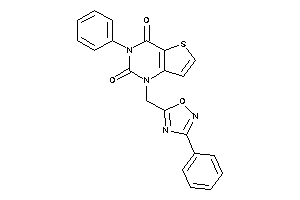 3-phenyl-1-[(3-phenyl-1,2,4-oxadiazol-5-yl)methyl]thieno[3,2-d]pyrimidine-2,4-quinone