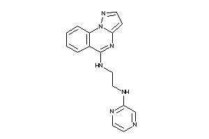 Image of Pyrazin-2-yl-[2-(pyrazolo[1,5-a]quinazolin-5-ylamino)ethyl]amine