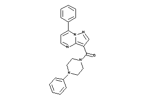 (4-phenylpiperazino)-(7-phenylpyrazolo[1,5-a]pyrimidin-3-yl)methanone