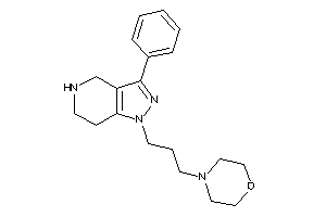 4-[3-(3-phenyl-4,5,6,7-tetrahydropyrazolo[4,3-c]pyridin-1-yl)propyl]morpholine