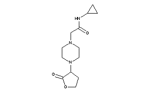 N-cyclopropyl-2-[4-(2-ketotetrahydrofuran-3-yl)piperazino]acetamide