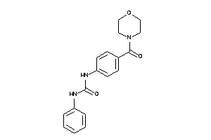 1-[4-(morpholine-4-carbonyl)phenyl]-3-phenyl-urea