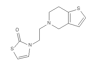 3-[2-(6,7-dihydro-4H-thieno[3,2-c]pyridin-5-yl)ethyl]-4-thiazolin-2-one