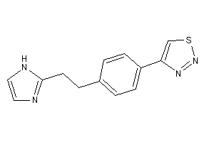 4-[4-[2-(1H-imidazol-2-yl)ethyl]phenyl]thiadiazole